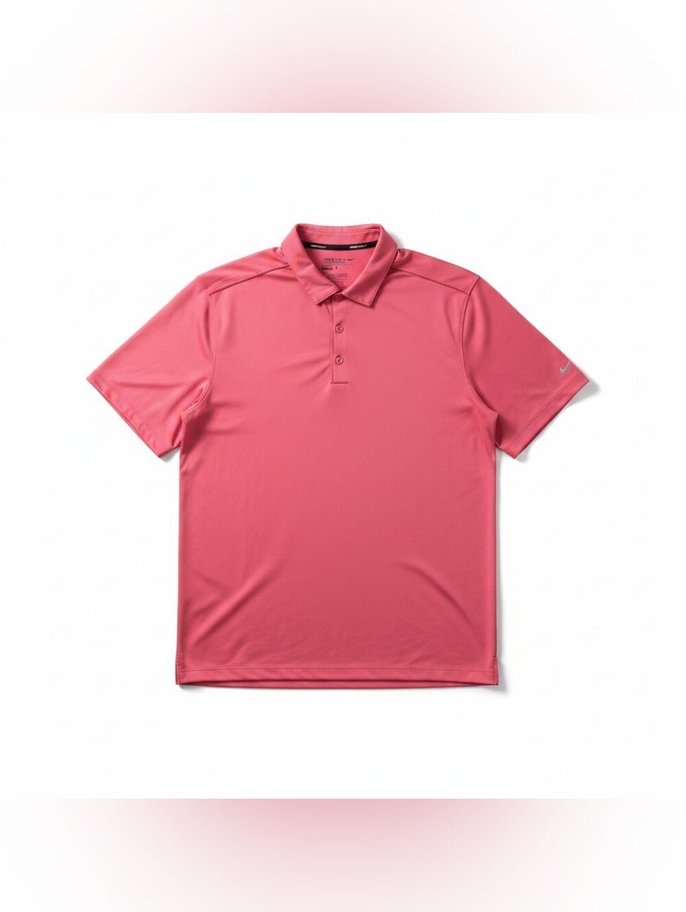 Nike Golf Tour Performance Mens Size XL Pink Dri-FIT Short Sleeve Polo Shirt